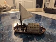 D&D Fishing Boat 3D Printer Model