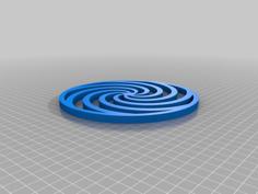 Spiral Sun 3D Printer Model