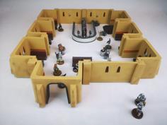 Legion Cantina Modulars And Market 3D Printer Model