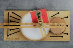 Laser Cut DuoGraph Drawing Machine