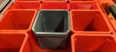 Milwaukee Packout Organizer Bin – Relieved Square 3D Printer Model