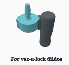 Handy Clip On For Vac-u-lock And Suction Based Dildos 3D Printer Model