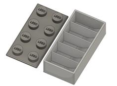 Lego Storage Box For Small Parts 3D Printer Model