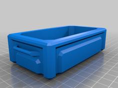 Simple Stackable Crate 3D Printer Model