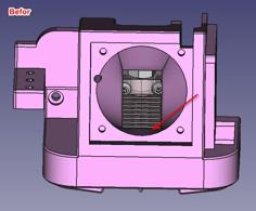 Micro – Swiss Direct Drive + BLtouch +Improved Hotend Air Blowing 3D Printer Model