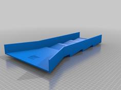 Gold Prospecting Sluice Box (flared) 3D Printer Model