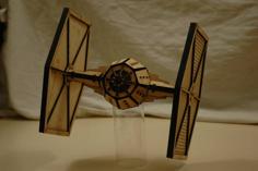 Laser Cut TIE_Fighter