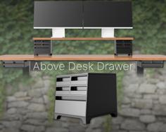 Above Desk Drawer 3D Printer Model