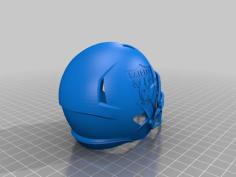 Raiders Football Helmet 3D Printer Model