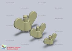 WING NUT FOR ANY TYPE.(STL-35) 3D Printer Model