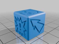 Block Dice For Blood Bowl 3D Printer Model