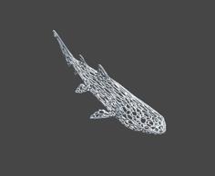 Voronoi Shark 3D Printer Model