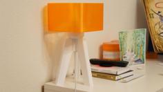 [Amber] Scandinavian Style Modular Desk Lamp 3D Printer Model