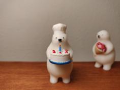 KUMATY : Polar Bear Patissier 3D Printer Model