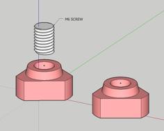 6mm Screw Guard 3D Printer Model