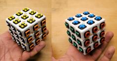 Rubik Cube Tiles For Visually Imparied 3D Printer Model