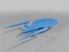 Sibilla Class-Star Trek 3D Printer Model