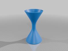 Mid-Century Modern Spindle Planter For Indoor Plants MineeForm FDM 3D Print STL File 3D Printer Model