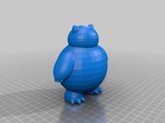 Snorlax 3D Printer Model