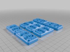 Multiple CHC_Sci&Eng_Keychain 3D Printer Model