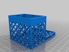 Parametric Open Box 3D Printer Model