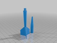 Parametric Throwing Dart 3D Printer Model