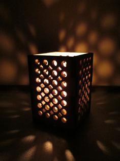 Laser Cut Tealight Candle Holder