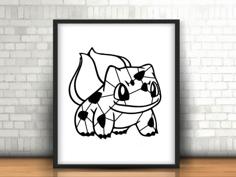 Bulbasaur Pokemon Decoration (no Support Needed) 3D Printer Model