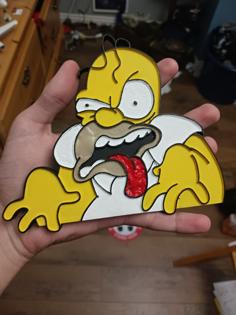 Scary Homer Simpson Halloween Decoration 3D Printer Model