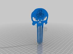 Punisher Hair Ornament Remix 3D Printer Model