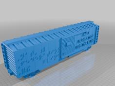 G SCALE NFB BRAILLE BOX CAR 3D Printer Model