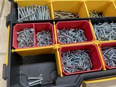 Dewalt Storage Box Inserts 3D Printer Model