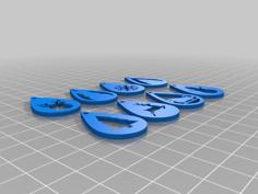 Xmas Earring Pack 3D Printer Model