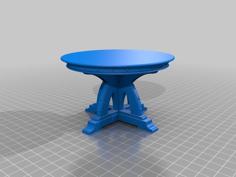 Small Dining Table 3D Printer Model