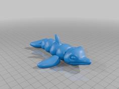 Articulated Dolphin Toy 3D Printer Model