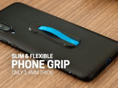 Phone Grip – Flexible And Just 1.4mm Thick 3D Printer Model