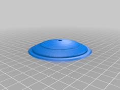 Base For Flag, Balloon Or Incense – Holes 2-3-4mm 3D Printer Model