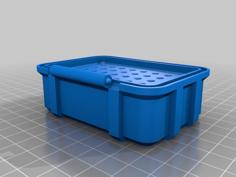 Drill Bits Rugged Parametric Box 3D Printer Model