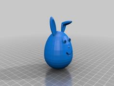 Bunny Egg 3D Printer Model