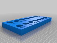 Another Socket Set Organizer 3D Printer Model