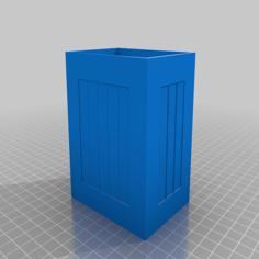 Simple Cargo Box 3D Printer Model