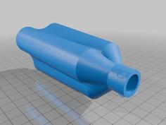 Little Rocket Compatible Triple Mega Shotgun Spread 3D Printer Model