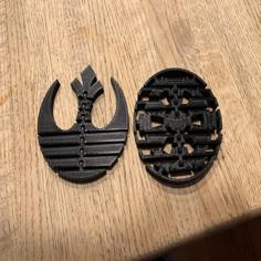 Rebel And Empire Logo Flex Star Wars 3D Printer Model