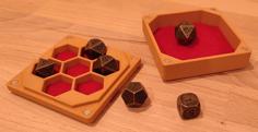 Dice Box And Tray For 7 Dice 3D Printer Model