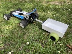 Simple Trailer For RC Car 3D Printer Model