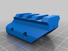 Short Picatinny Rail Riser 3D Printer Model