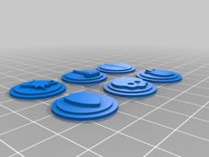 Sanctic Tokens 3D Printer Model