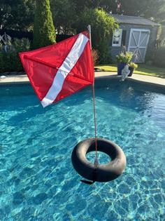 SCUBA Flag Tube Mount Diving Buoy 3D Printer Model