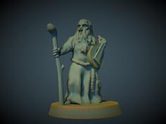 Old Bard 28mm (no Supports) 3D Printer Model