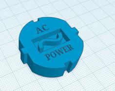 Safety Power Socket Cover 3D Printer Model